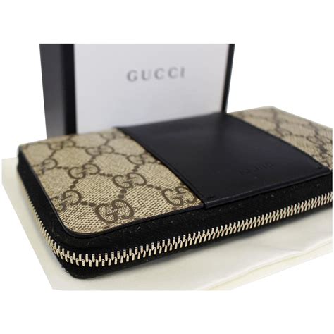 Gucci GG Emblem zip around wallet